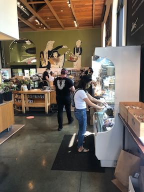 cheese shop entrance
