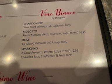 menu b