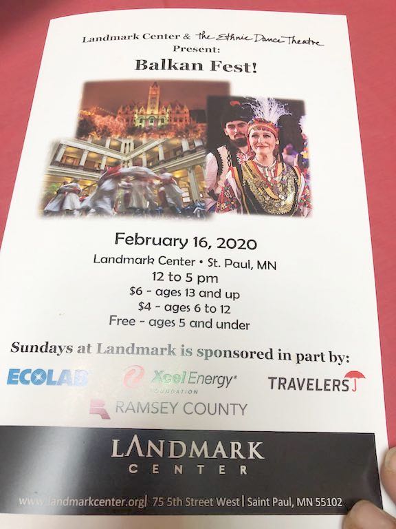 Balklandfest flyer