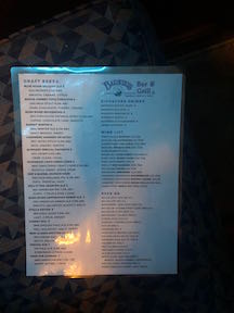 drinks Menu