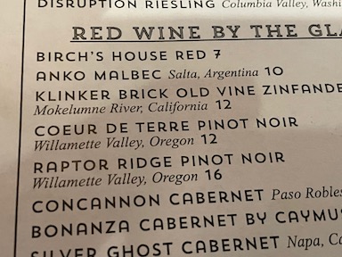 red wine