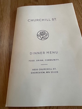 menu cover