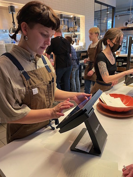 paying