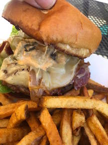 Burger & fries