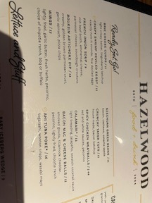 specials menu