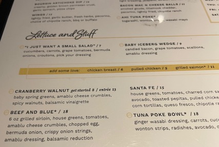 soup menu