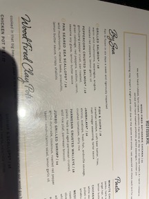 fish menu