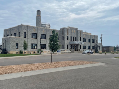 outside building